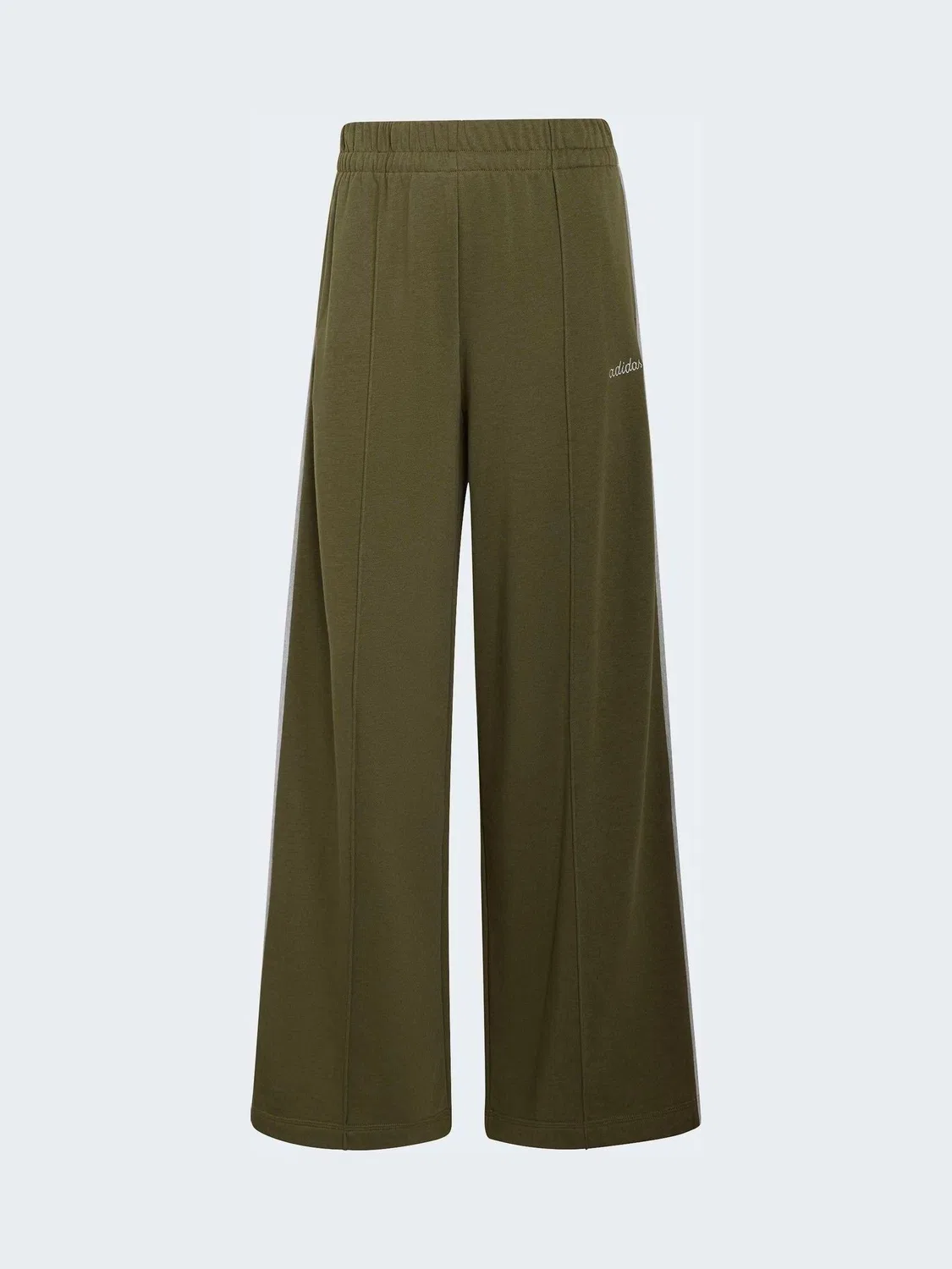 Джоггеры Colourpop Wide Leg adidas, оливковый