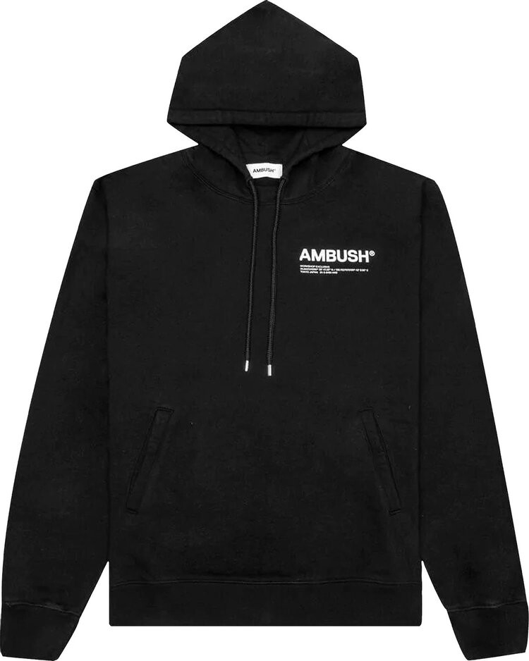 

Худи Ambush Workshop Hoodie 'Black/Cloud Dancer', черный
