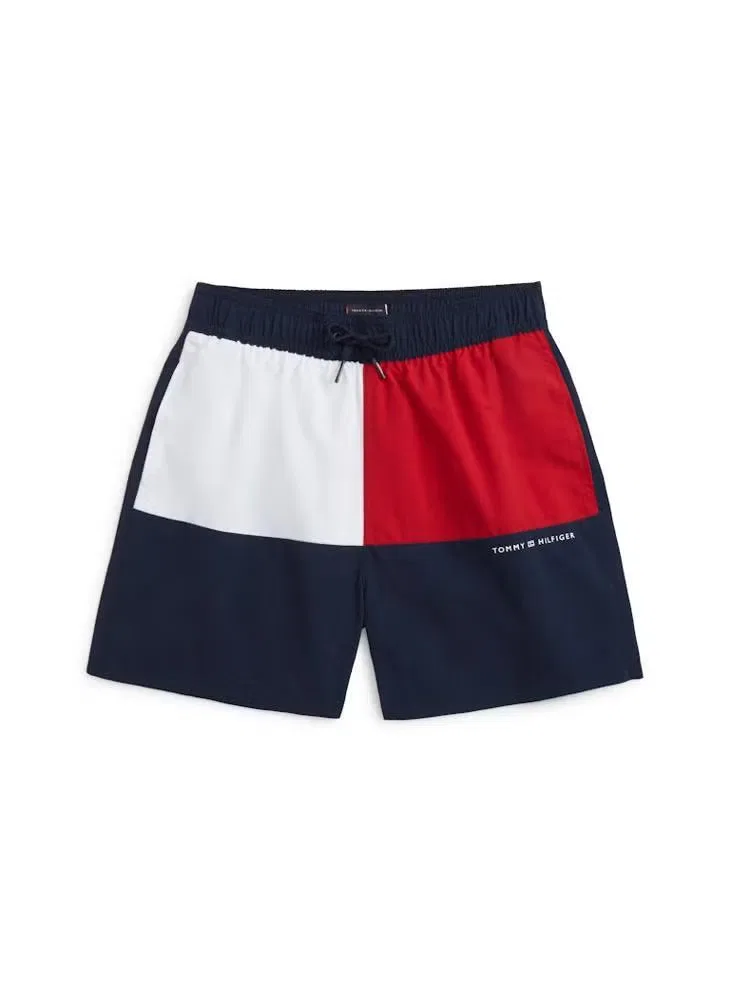 Шорты для плавания с контрастным дизайном Tommy Hilfiger, темно-синий — фото 2