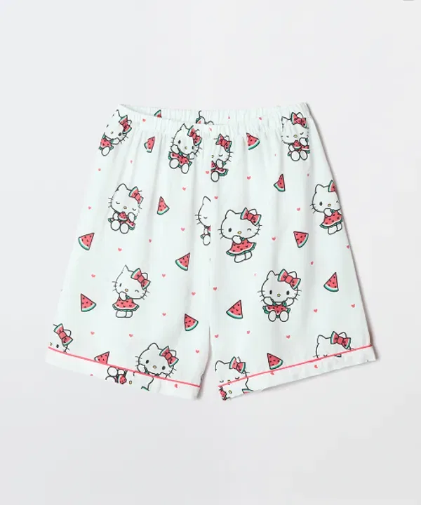 Пижама с коротким рукавом, Sanrio Characters, Spao Kids, белый — фото 3