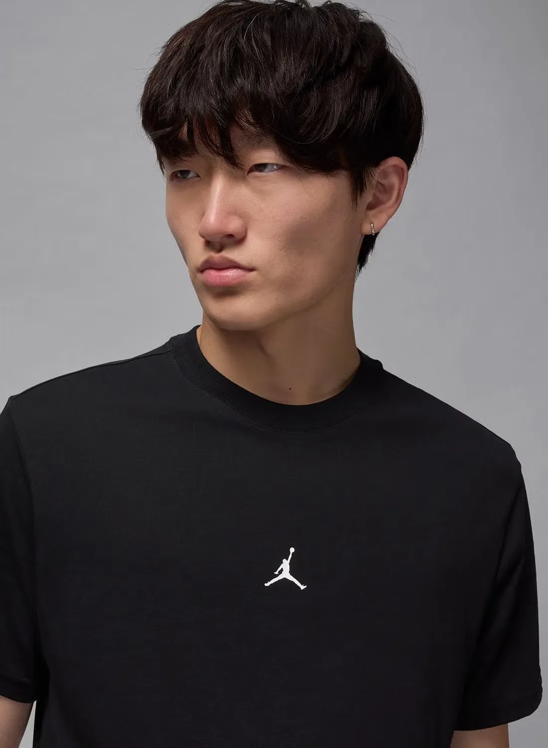 Футболка с влагоотводящей технологией Jumpman Jordan, черная — фото 3