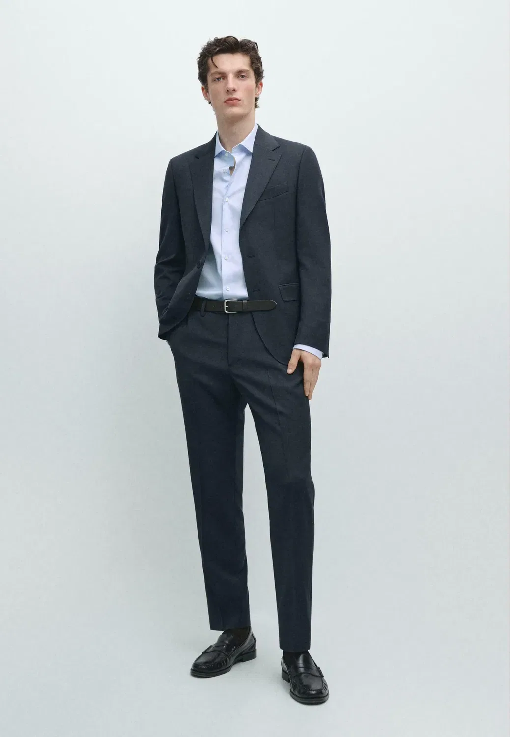 Брюки от костюма Massimo Dutti, Blue — фото 2