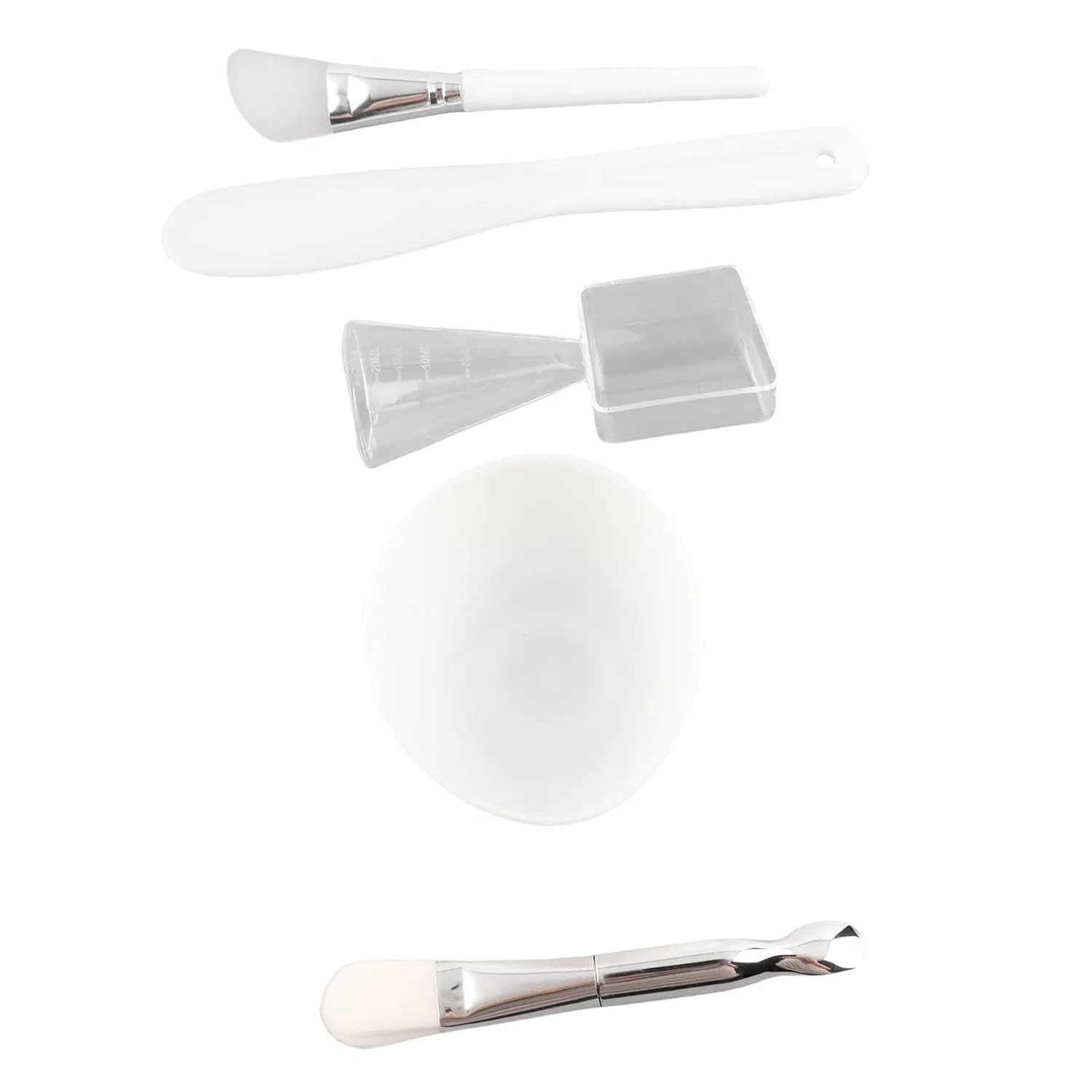 Generic DIY маска для лица инструмент, Silicone Brush, набор 5 предметов