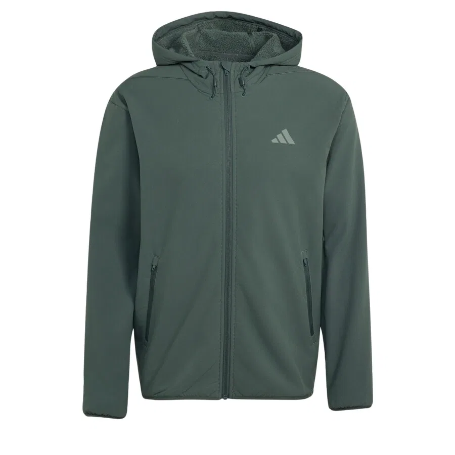 Спортивная куртка ADIDAS PERFORMANCE 'D4T' темно-зеленого цвета
