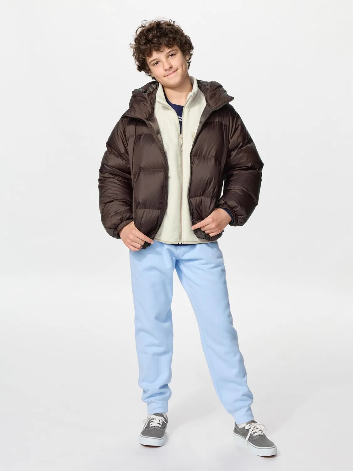 Спортивные штаны Uniqlo, для спорта и повседневной носки, светло-голубой