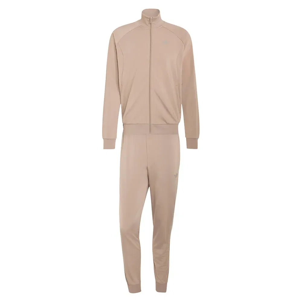 Мужской спортивный костюм с принтом Tech Trefoil Essentials Track Adidas Originals, Beige — фото 3