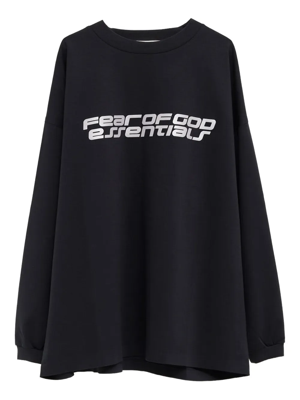 

Лонгслив в стиле 90-х из ткани понте Fear Of God Essentials, черный