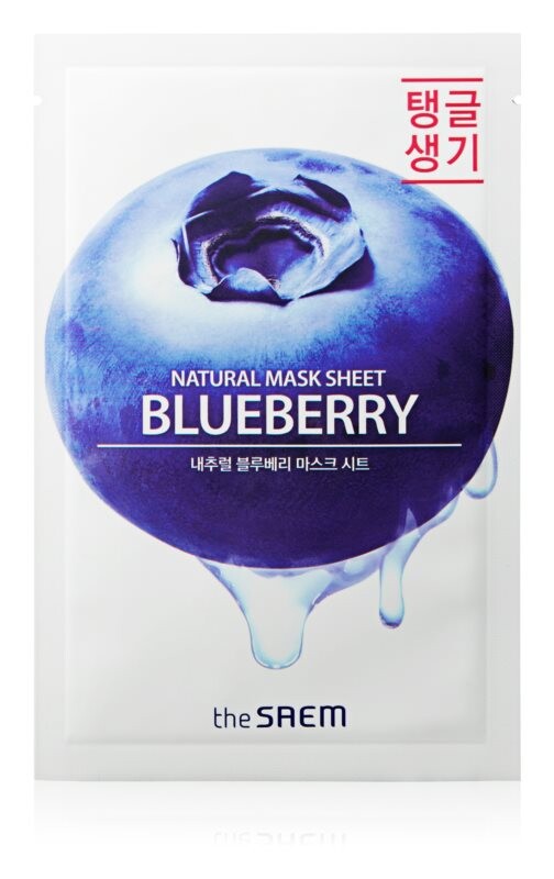 

Льняная маска с оздоравливающим эффектом The Saem Natural Mask Sheet Blueberry