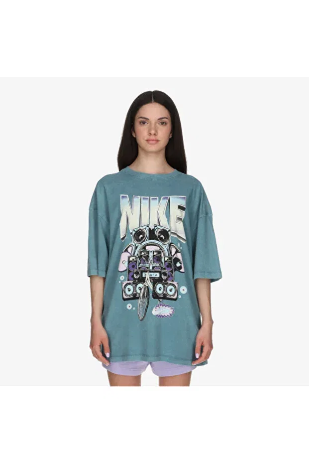Женская футболка с длинным рукавом Nike, Blue