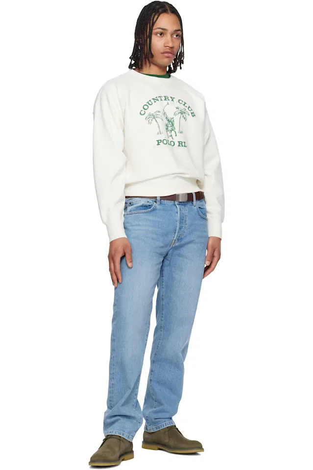 Винтажная флисовая толстовка с графическим принтом Polo Ralph Lauren — фото 4