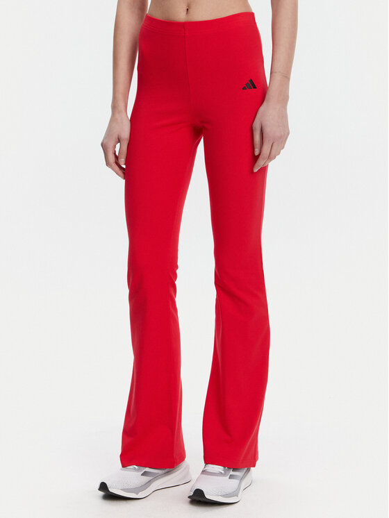 

Леггинсы клеш Essentials Small Logo JD3074 Adidas, красный