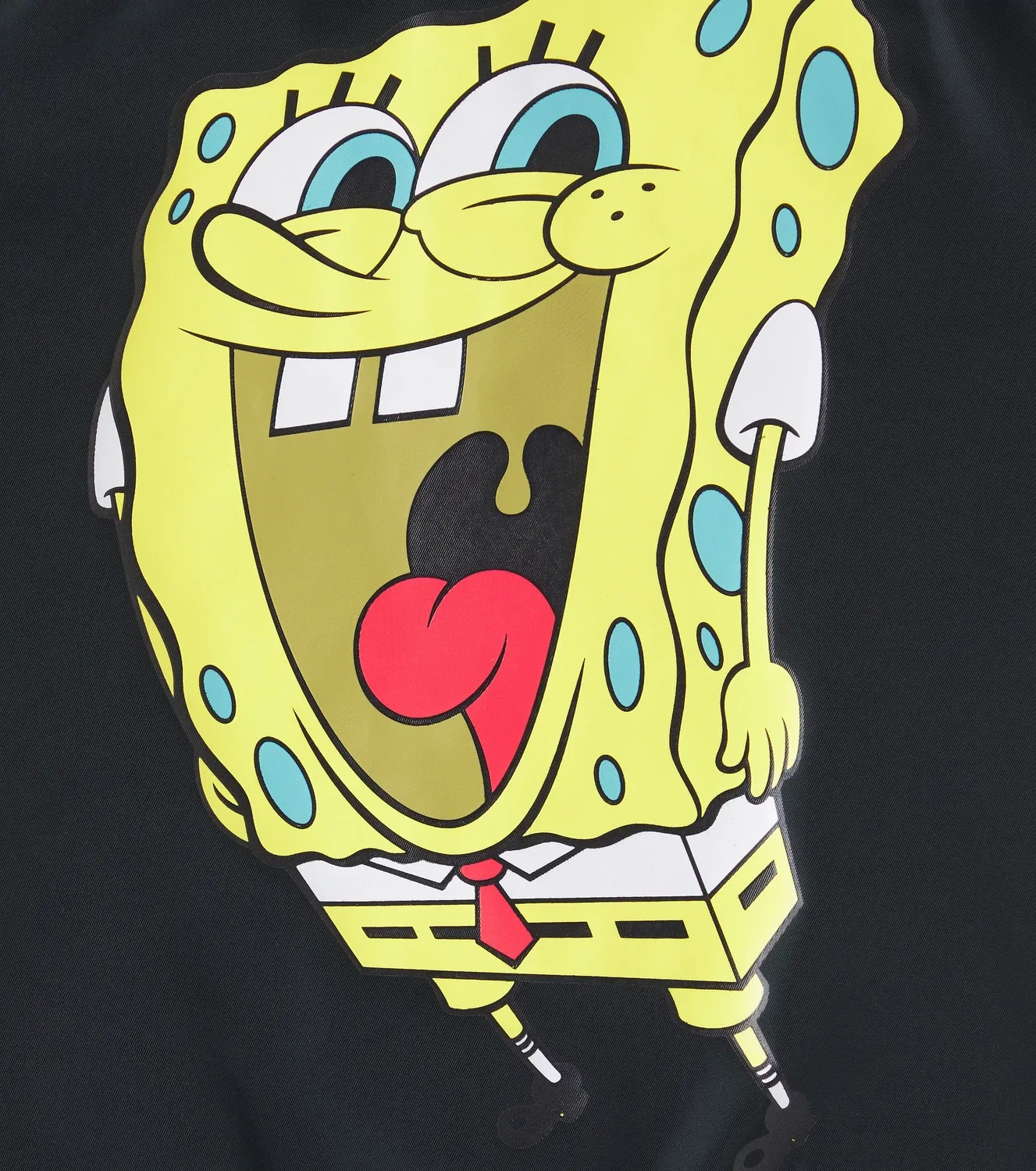 Легкая куртка с принтом SpongeBob SquarePants Stella Mccartney Kids, черный — фото 2