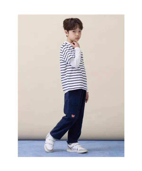 Джоггеры с карманами, Beanpole Kids Beanpole Kids, Navy — фото 3