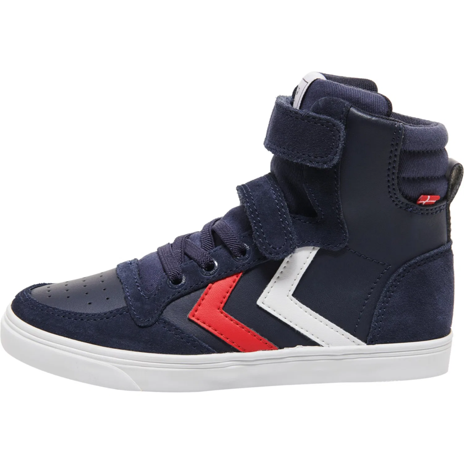 Детские кроссовки на шнуровке и липучках Hummel, Dark Blue