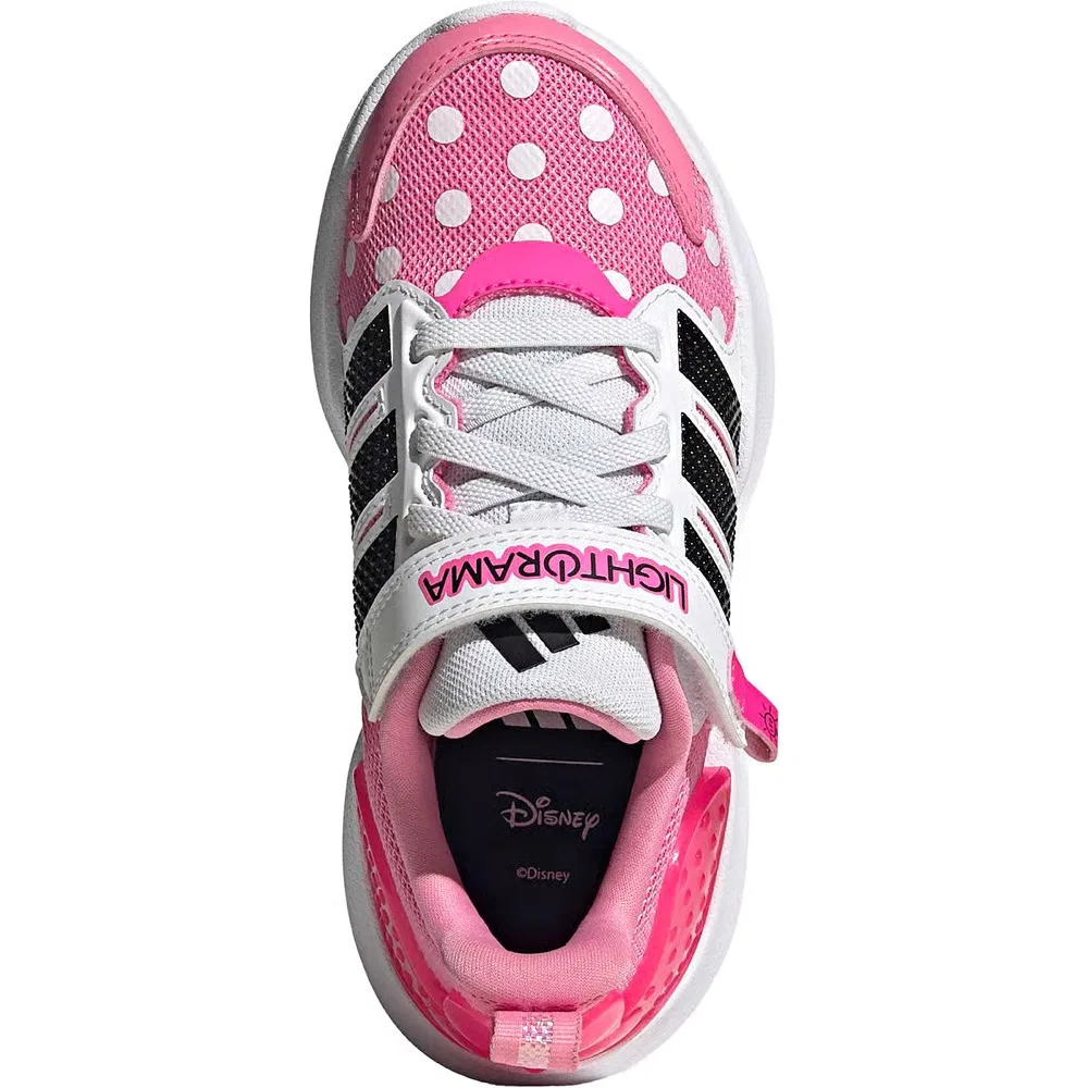 Детские кроссовки Disney Minnie Lightorama Runner Adidas, Pink/Pink/Pink — фото 4