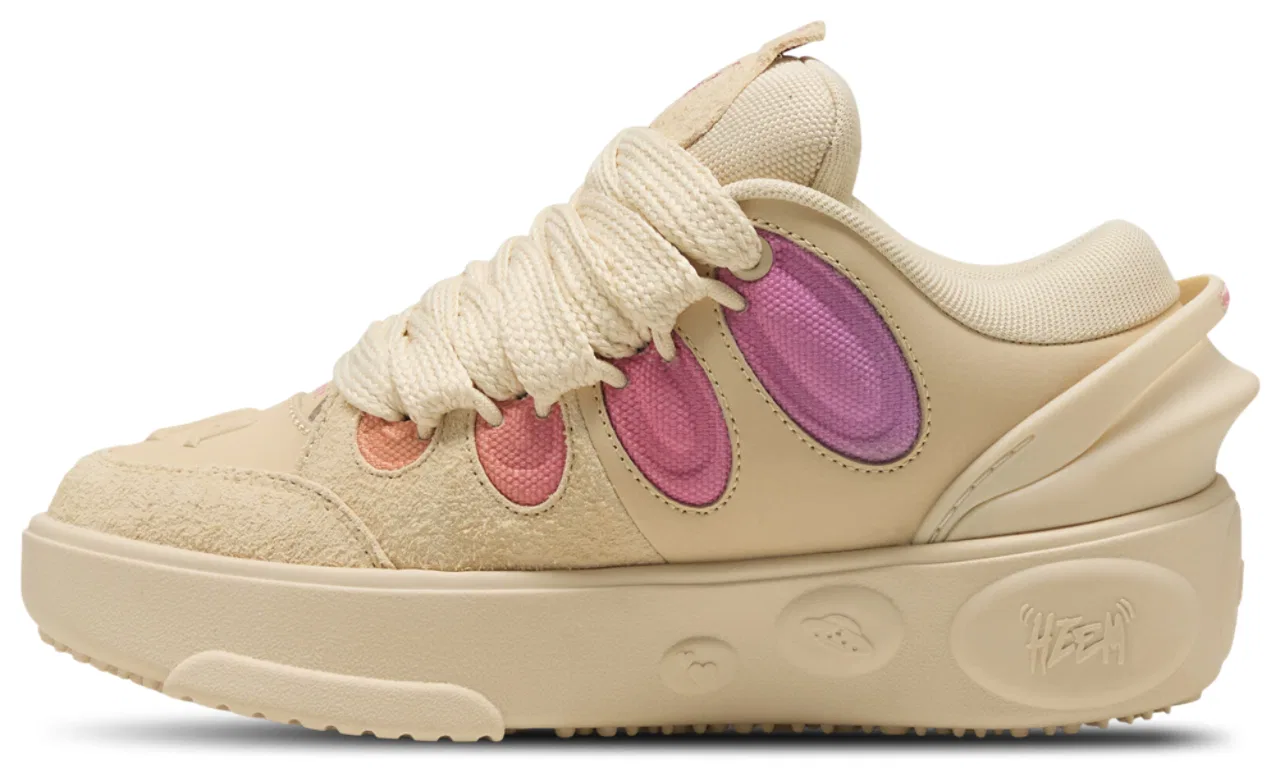 Кроссовки для мальчиков LaFrance Bright Lights PUMA, цвет Canvas/Mauve Pop/Magic Rose — фото 2