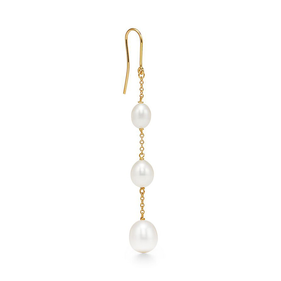 Серьги Tiffany & Co. Elsa Peretti Pearls by the Yard, золото — фото 2
