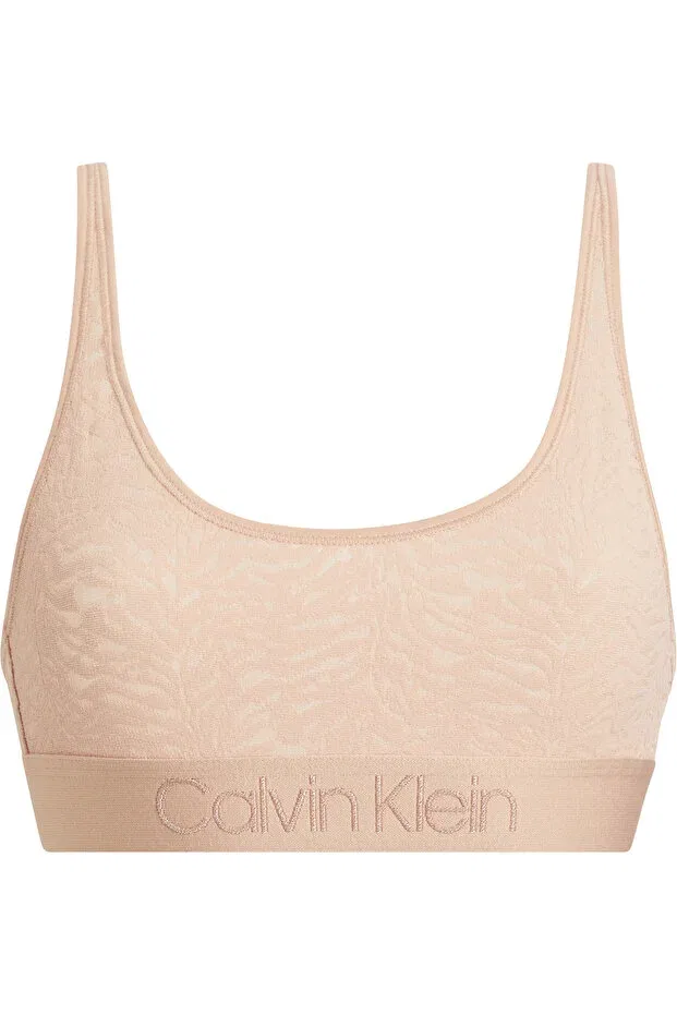 Женское боди без подкладки с бретельками-спагетти Calvin Klein, Beige