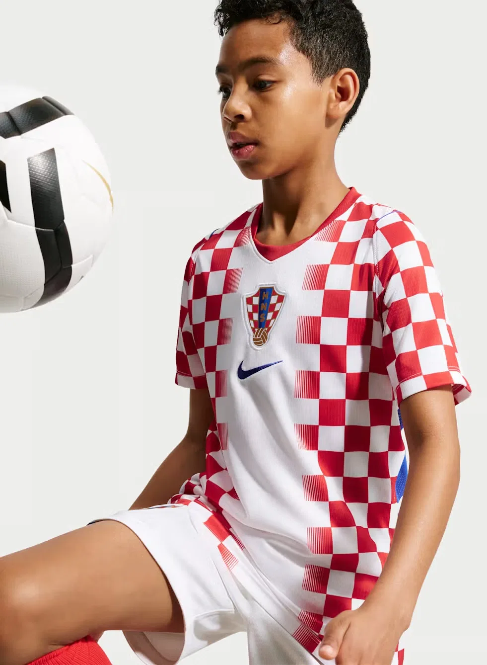 Футболка с принтом Croatia 2026 Nike, белый — фото 3
