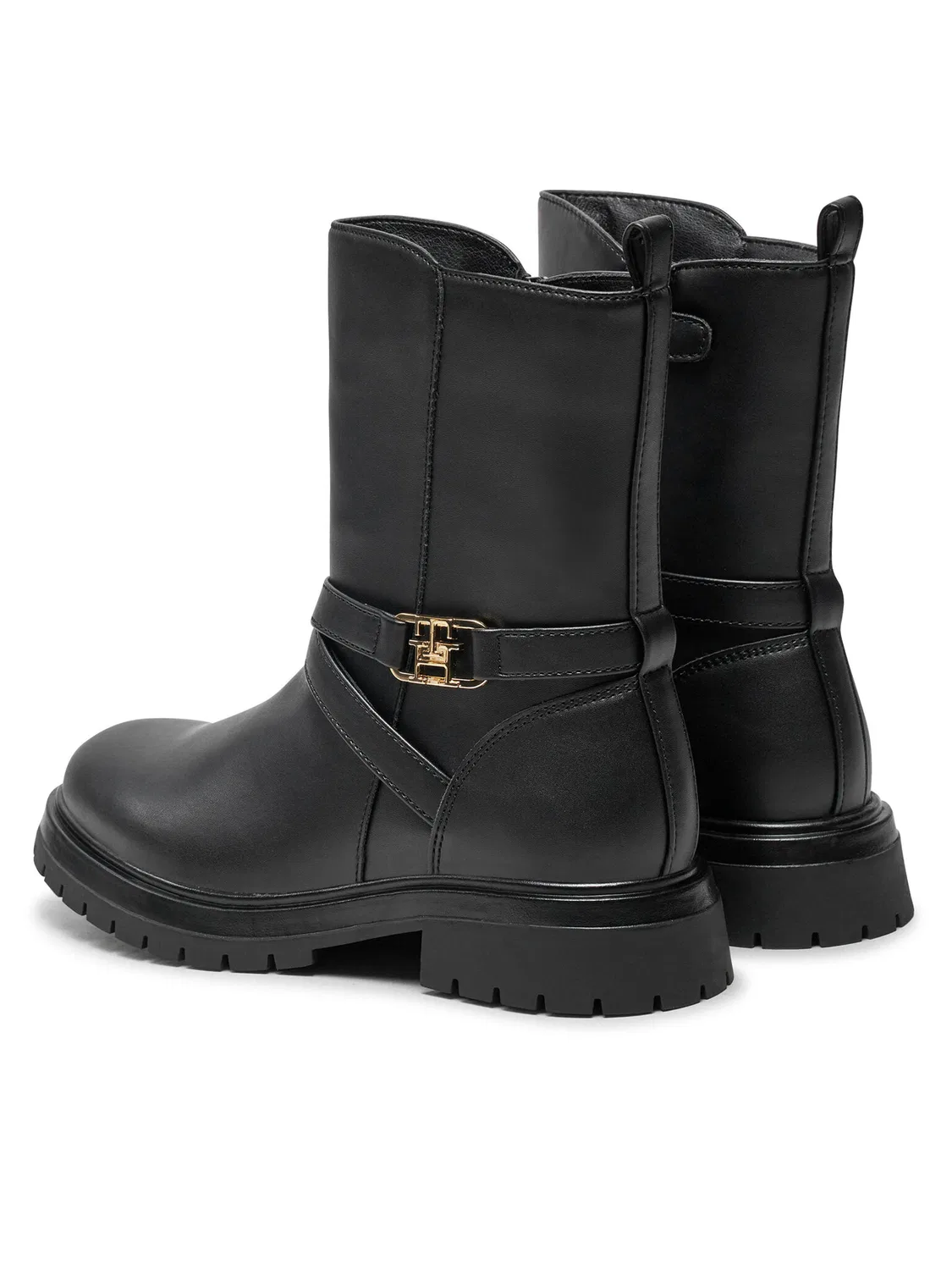 Ботильоны для девочки Boot Tommy Hilfiger, черный — фото 3