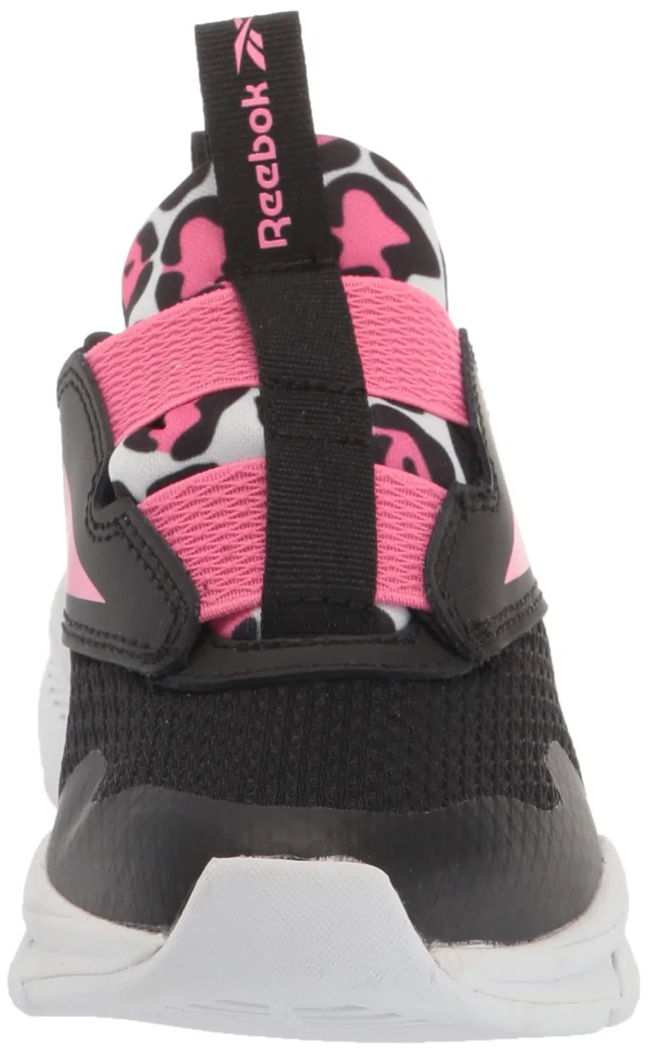 Детские кроссовки для девочек с принтом Xt Sprinter Slip on Reebok, Black Pink — фото 2