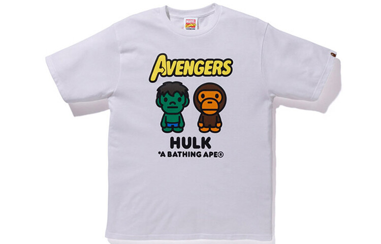 

Marvel X BAPE Marvel Футболка унисекс A Bathing Ape