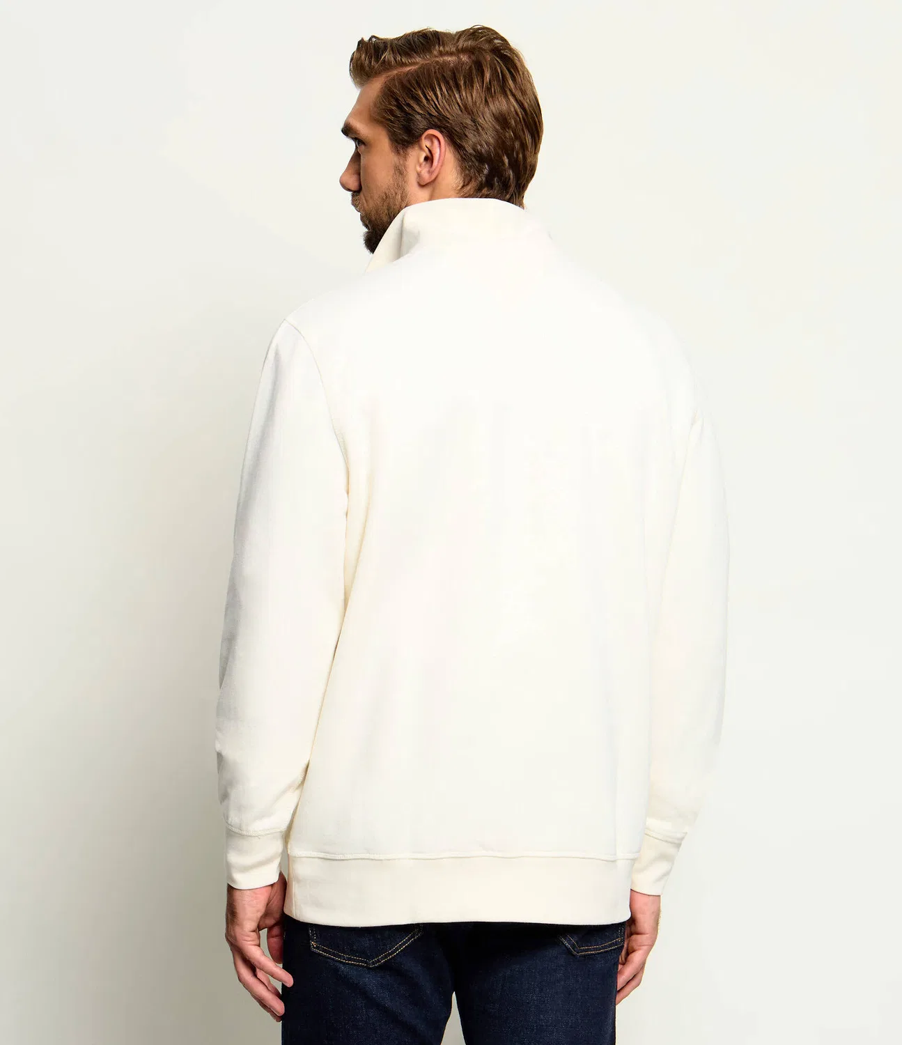Худи на молнии Essential Tommy Hilfiger, ecru — фото 3