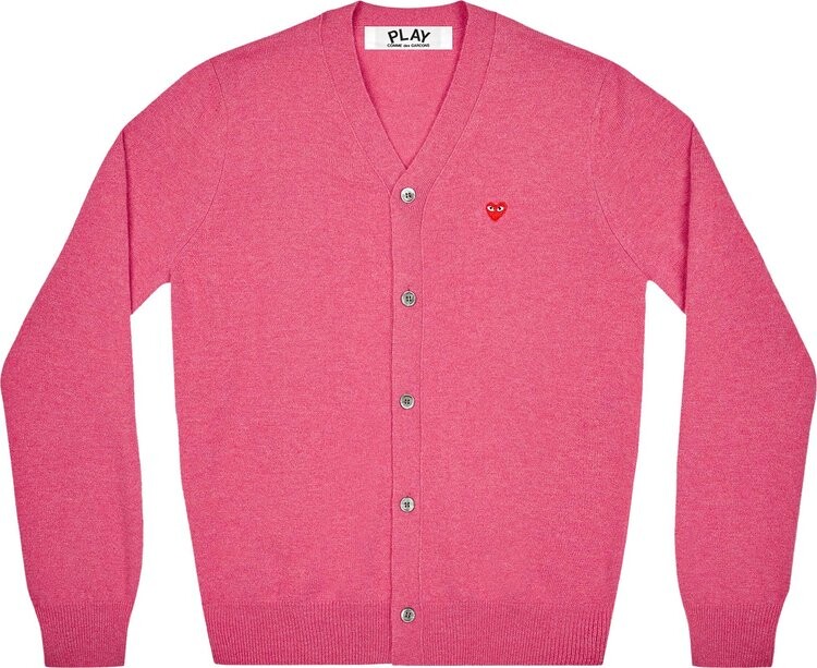 

Кардиган Comme des Garçons PLAY Small Heart Cardigan 'Pink', розовый