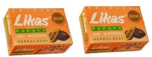 Мыло отбеливающее Likas Papaya Skin Whitening Herbal Soap, 2 шт Youlooklight