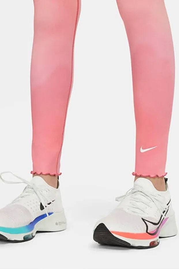 Детские леггинсы для девочек с принтом Nike, Pink — фото 2