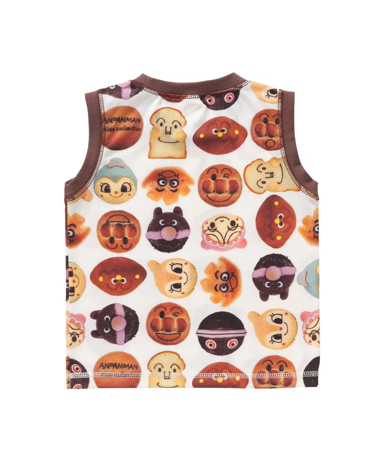 Детский танк-топ с принтом хлеба ANPANMAN KIDS COLLECTION, Off White — фото 4