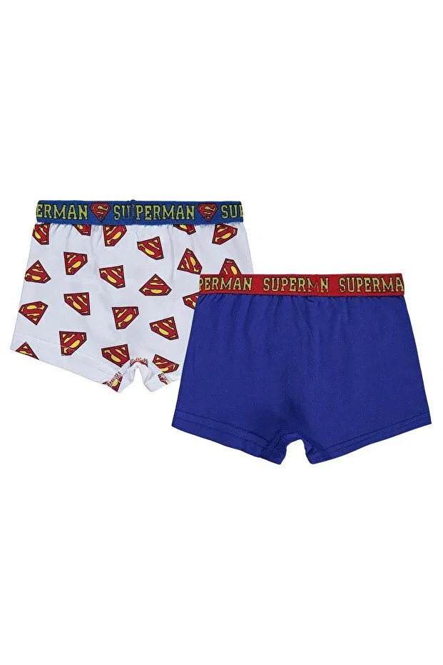 Детские боксеры для мальчиков с принтом 2 шт. Superman, Standard — фото 3