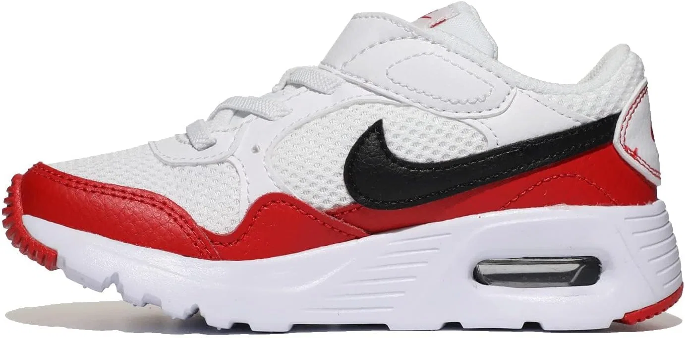 Детские кроссовки для мальчиков Air Max Sc Nike, White/Red/Black — фото 2