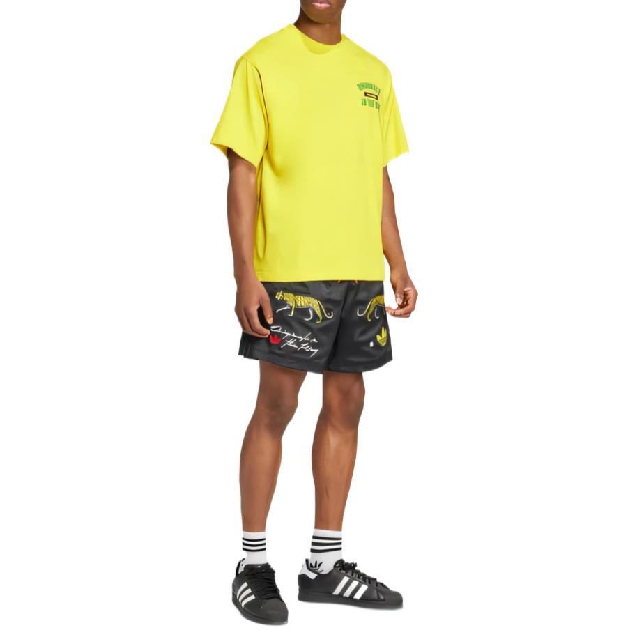 Футболка Adidas The Ring Cotton Adidas Originals, желтый — фото 4