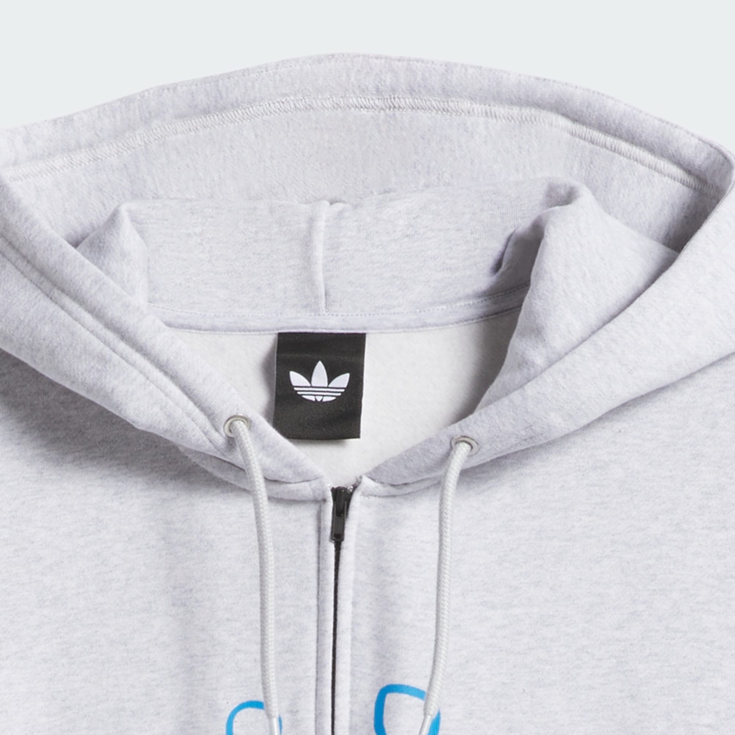 Толстовка Adidas Originals Skateboarding x Kogancult Zip-Up, светло-серый — фото 3