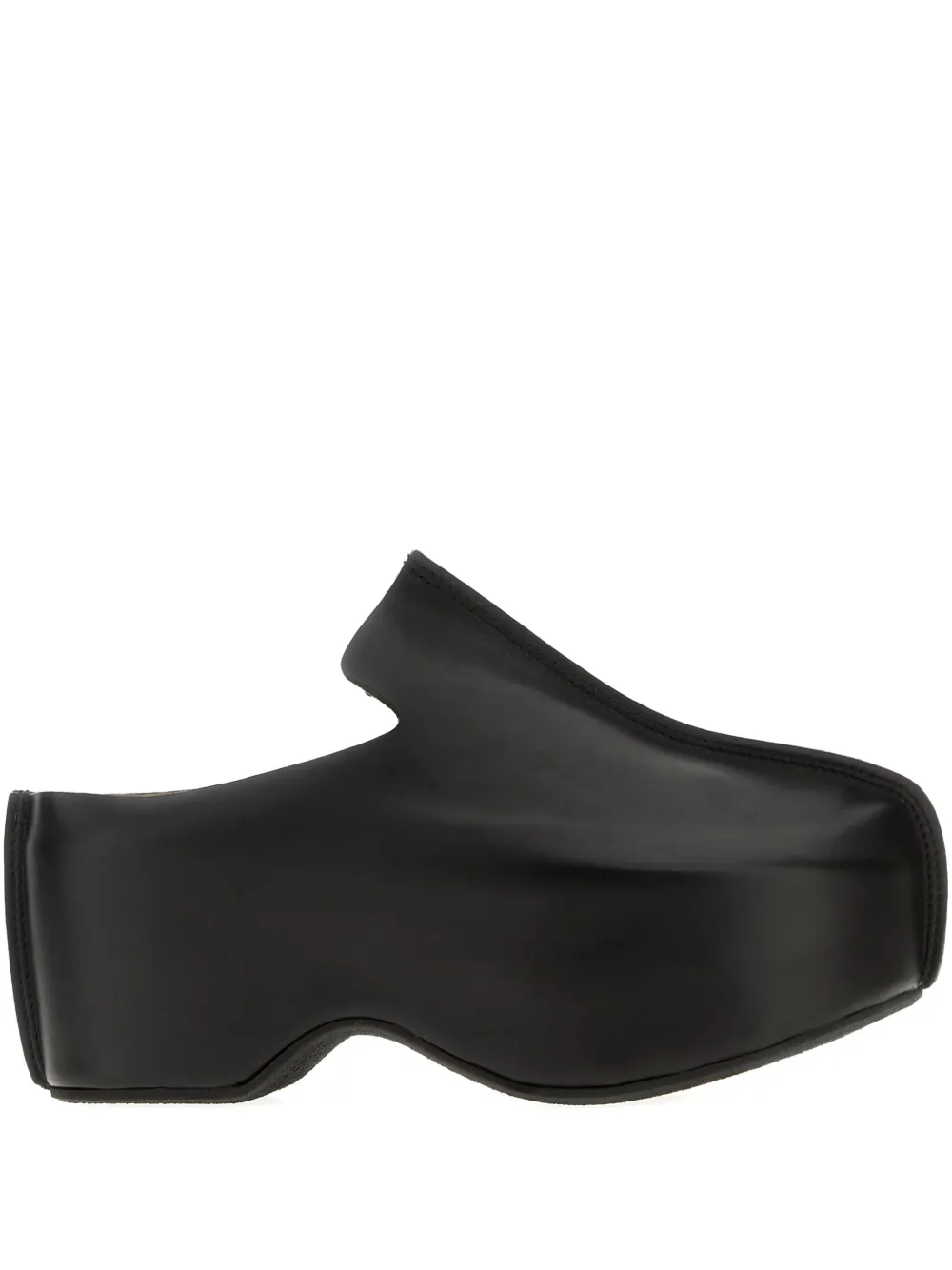 Кожаные сабо на платформе JW ANDERSON, черный