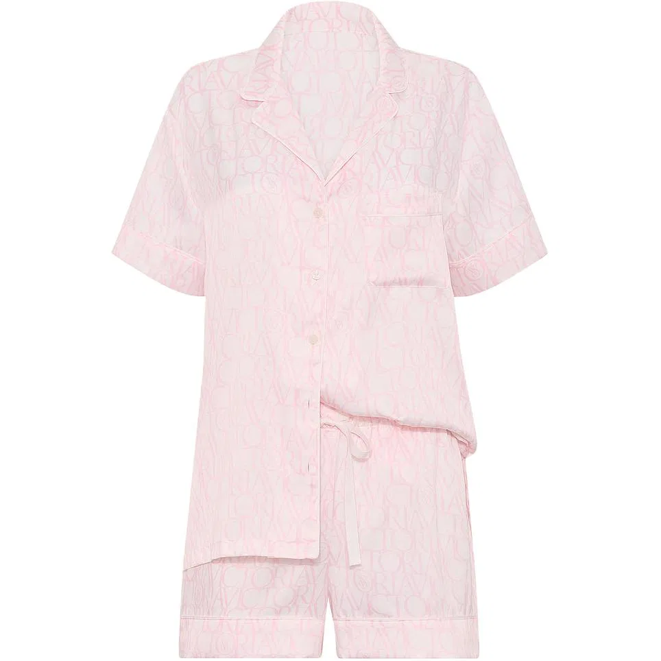 Женский комплект пижамы Coconut White/Pink Victoria's Secret, Цвет Coconut White/Pink