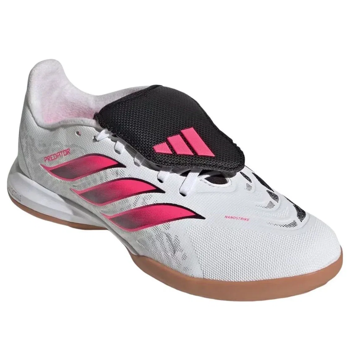 Детские футбольные бутсы с длинным языком Predator League IC Adidas, белый — фото 4