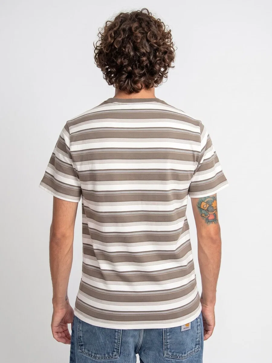 Футболка LEVI'S SS ORIGINAL HM TEE JEN STRIPE MAITAKE BR в смешанных цветах — фото 3