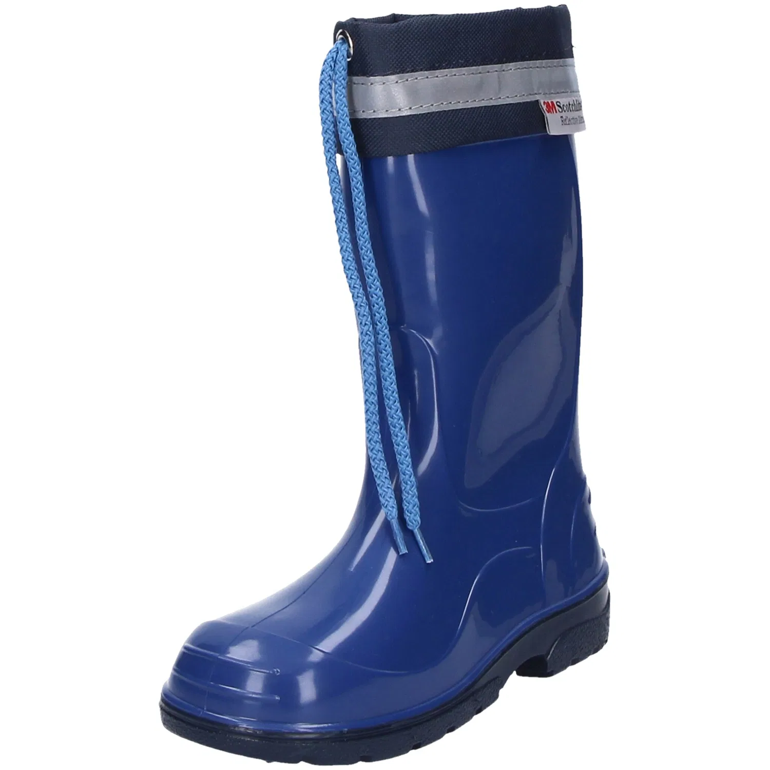 Детские резиновые сапоги со шнурками Bockstiegel, Blue
