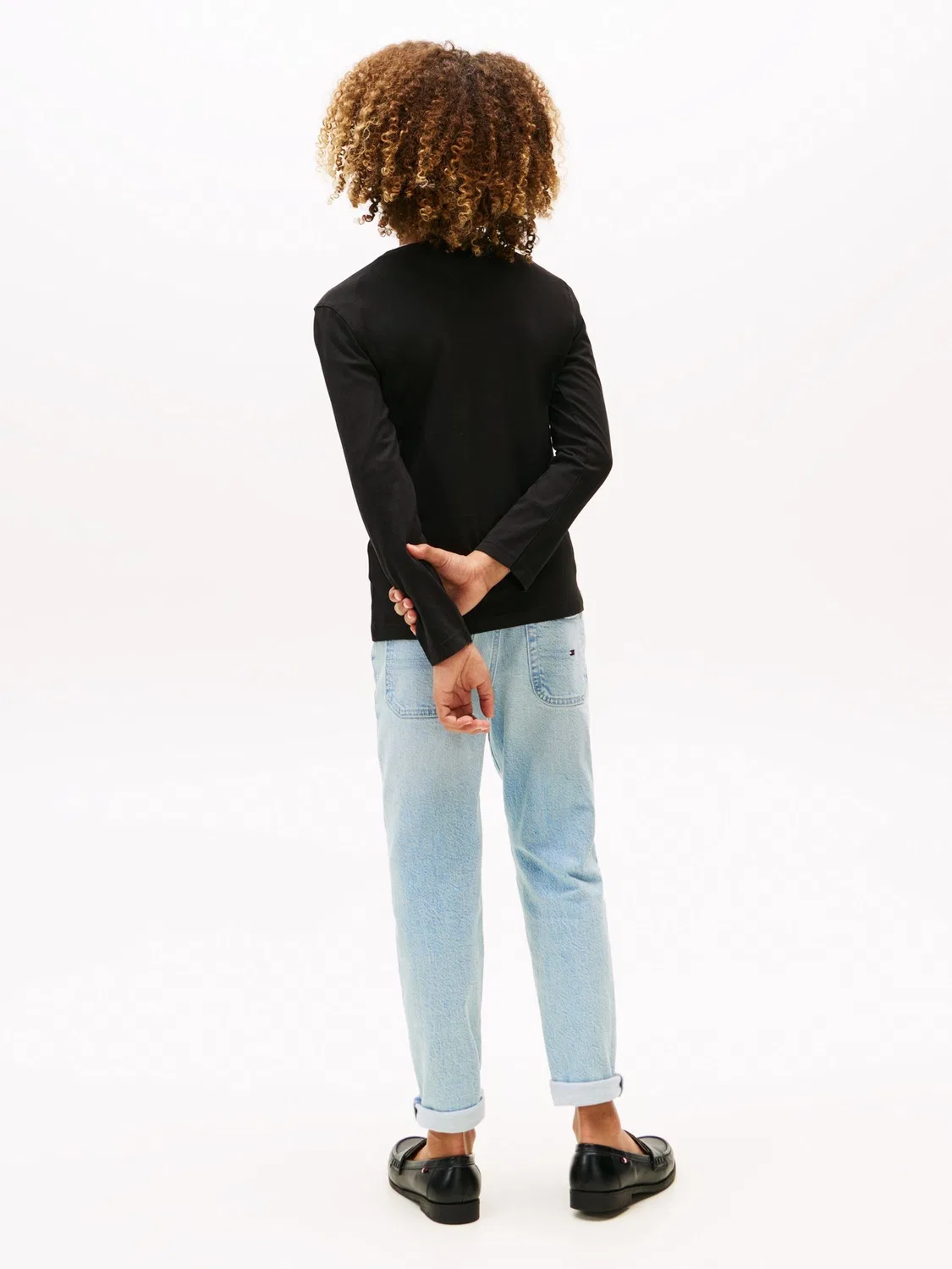 Футболка с длинным рукавом Tommy Hilfiger Core, черный — фото 2