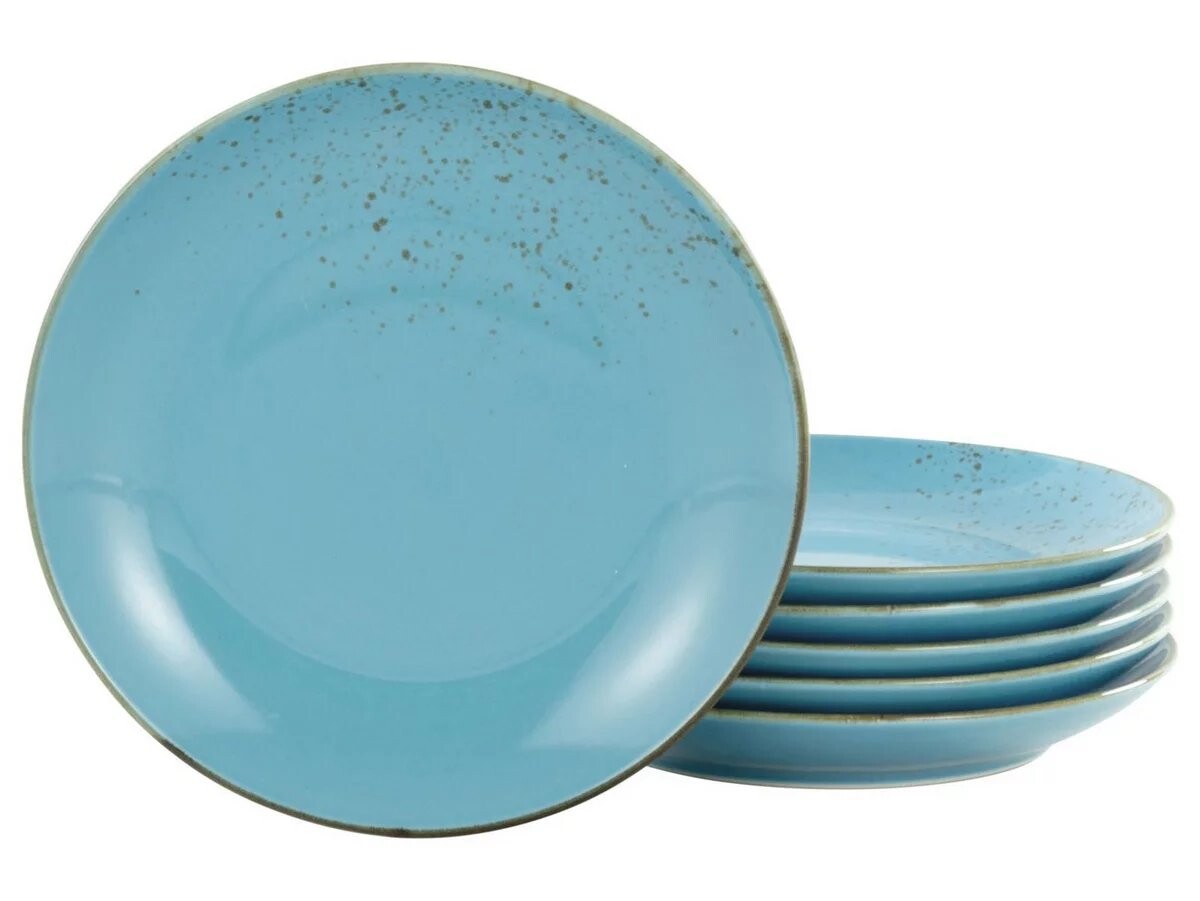 

Набор обеденных тарелок CreaTable Nature Collection, 6 предметов, синий