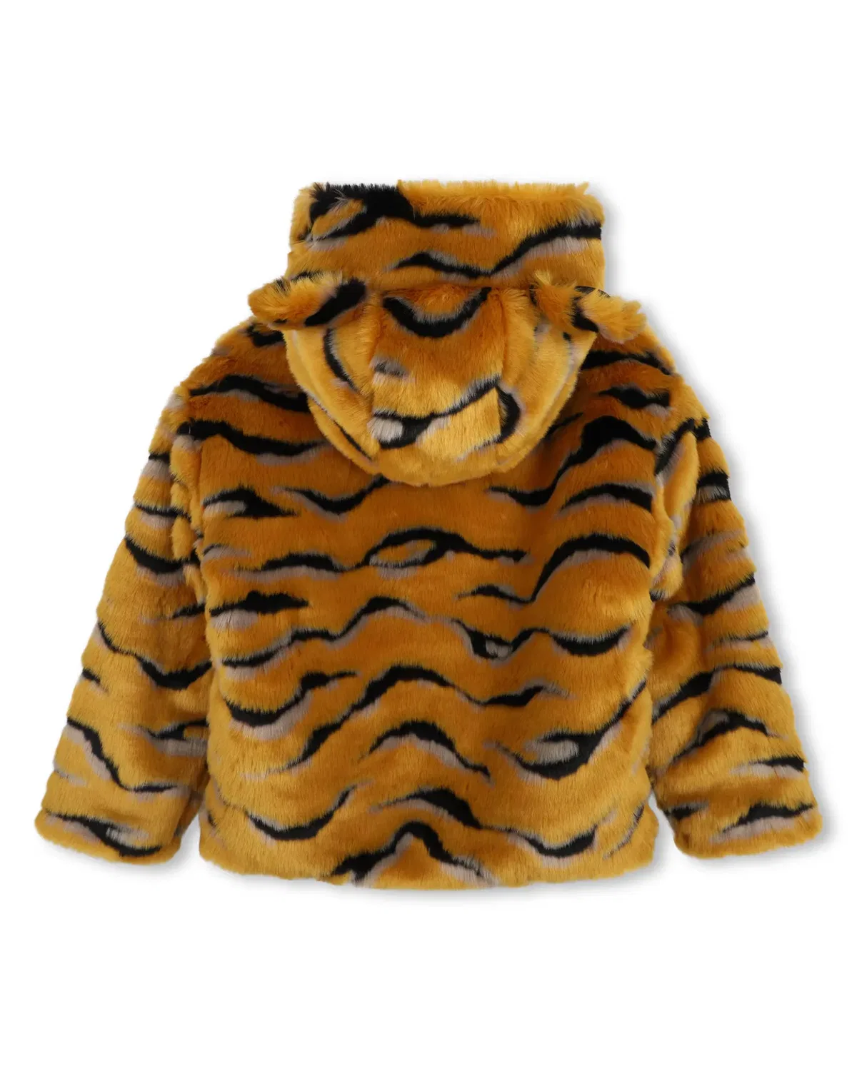 Детская куртка для девочек с капюшоном Kenzo Kids, Multicolor — фото 3