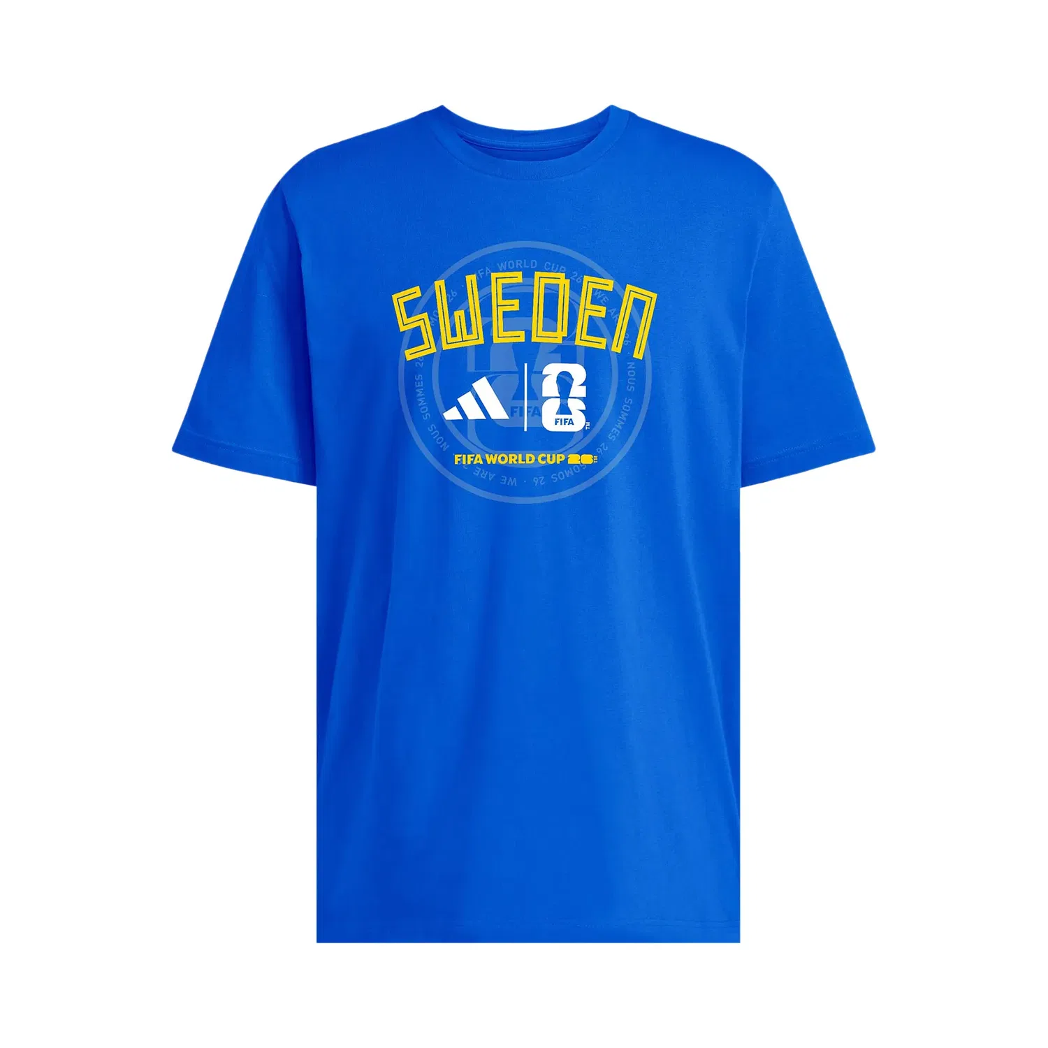 Футболка Adidas FIFA World Cup 26 Qualifier Tee Sweden, синий