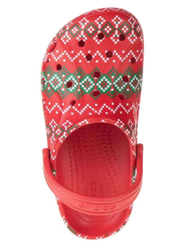 Кроксы Baya Holiday Crocs, красный — фото 4