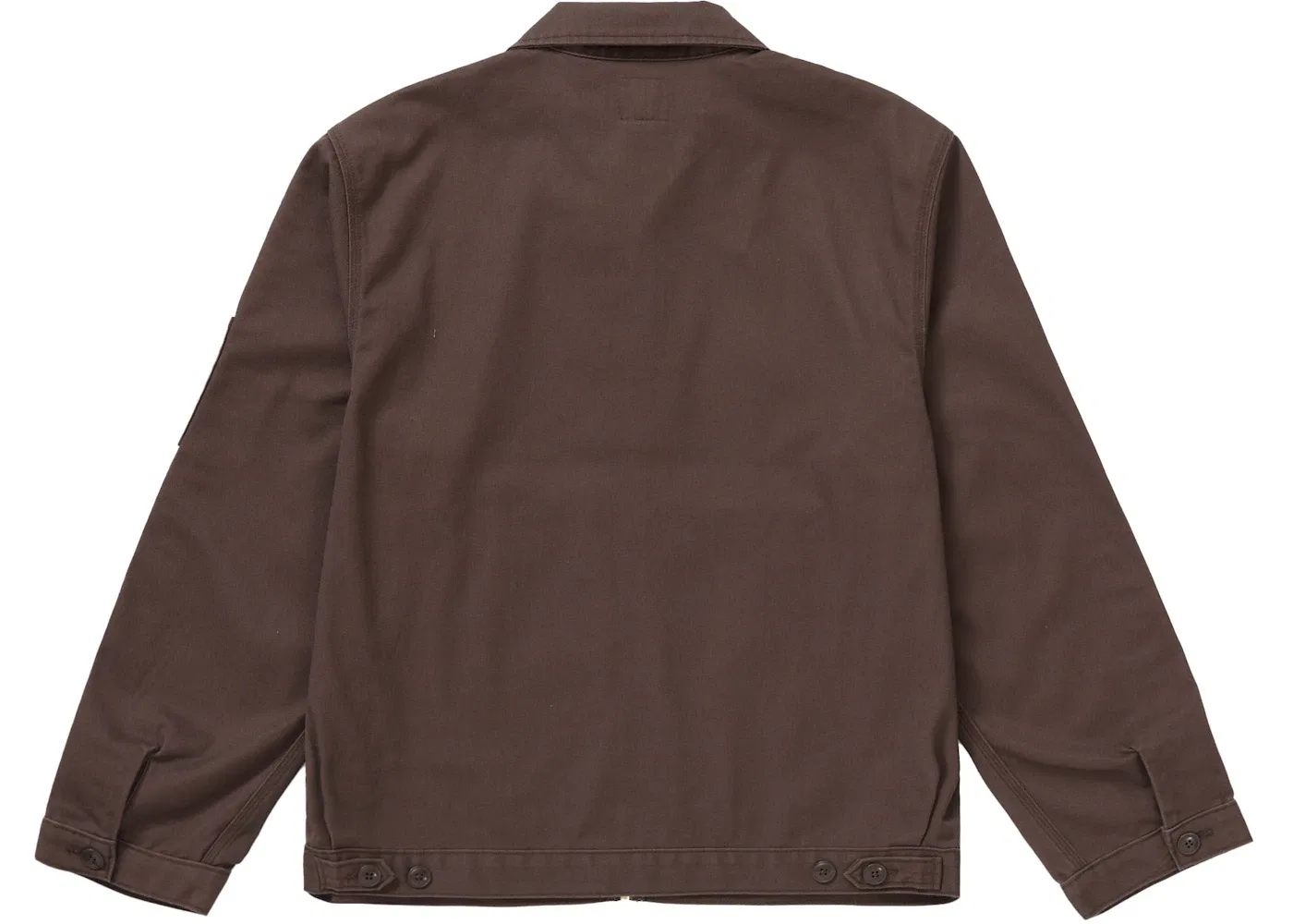 Мужская куртка-бомбер с полосками Supreme Dickies Stripe Eisenhower Jacket, Brown — фото 3