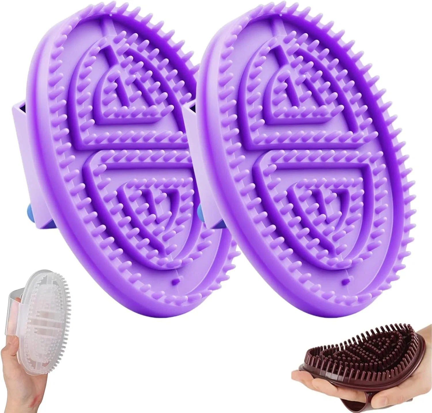 Массажная щетка для меридианов, 2 шт, Violett Generic