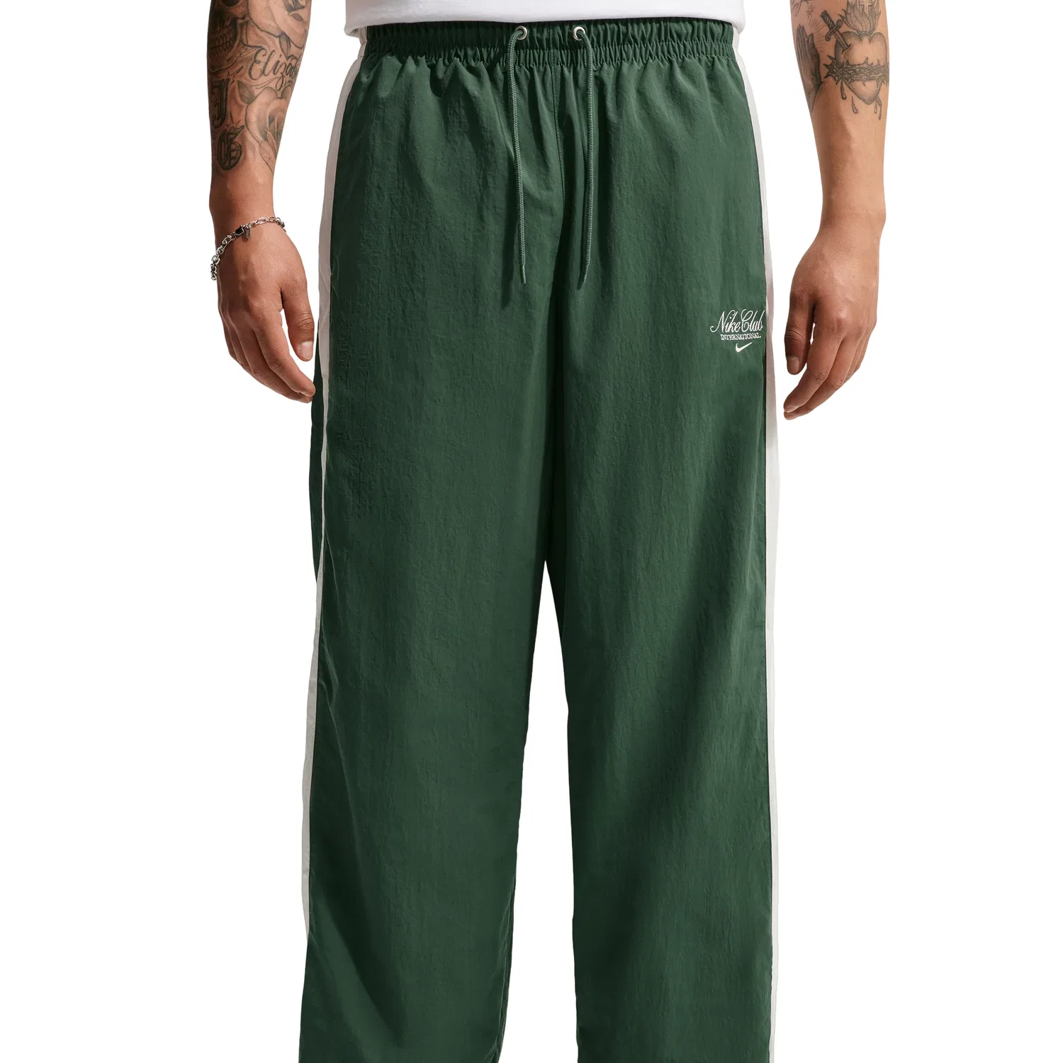 Мужские спортивные брюки с принтом Nike Sportswear Club Fir Phantom, зеленый