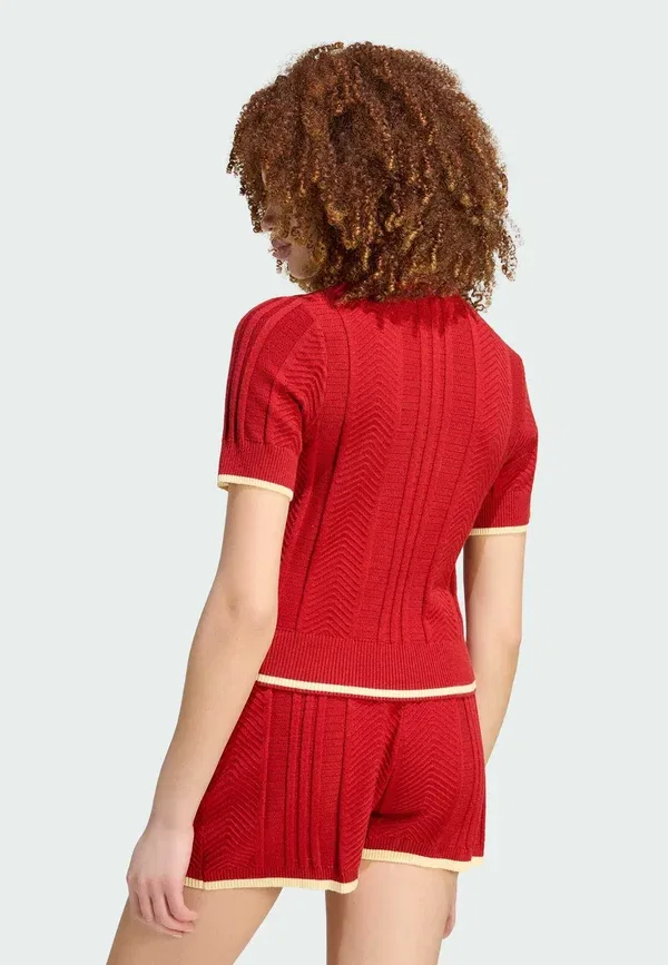 Футболка поло Adidas Originals, красный — фото 2