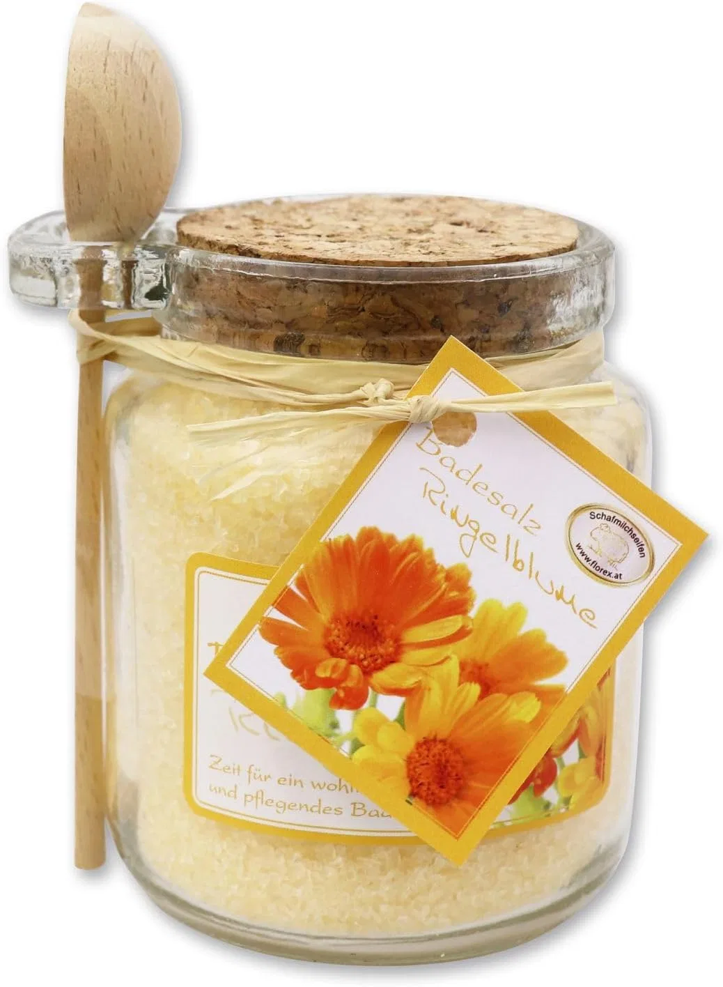 Соль для ванны Florex с календулой, 300 г, Натуральный